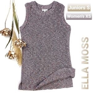 ELLA MOSS Gorgeous Thick Closed Knit Sweater Top S